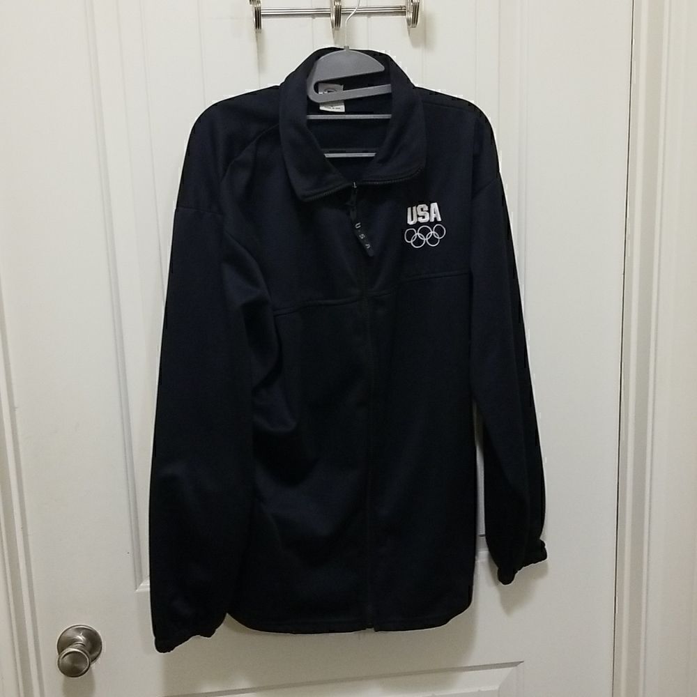 Official Vintage Olympic Zip up Sweat jacket Wmn's sz XL